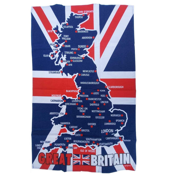 Elgate Union Jack Great Britain Tea Towel