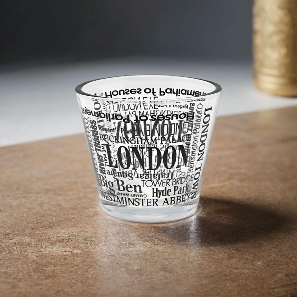 London Names Shot Glass