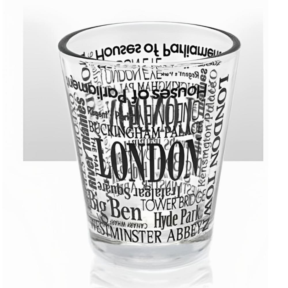 London Names Shot Glass product image with London