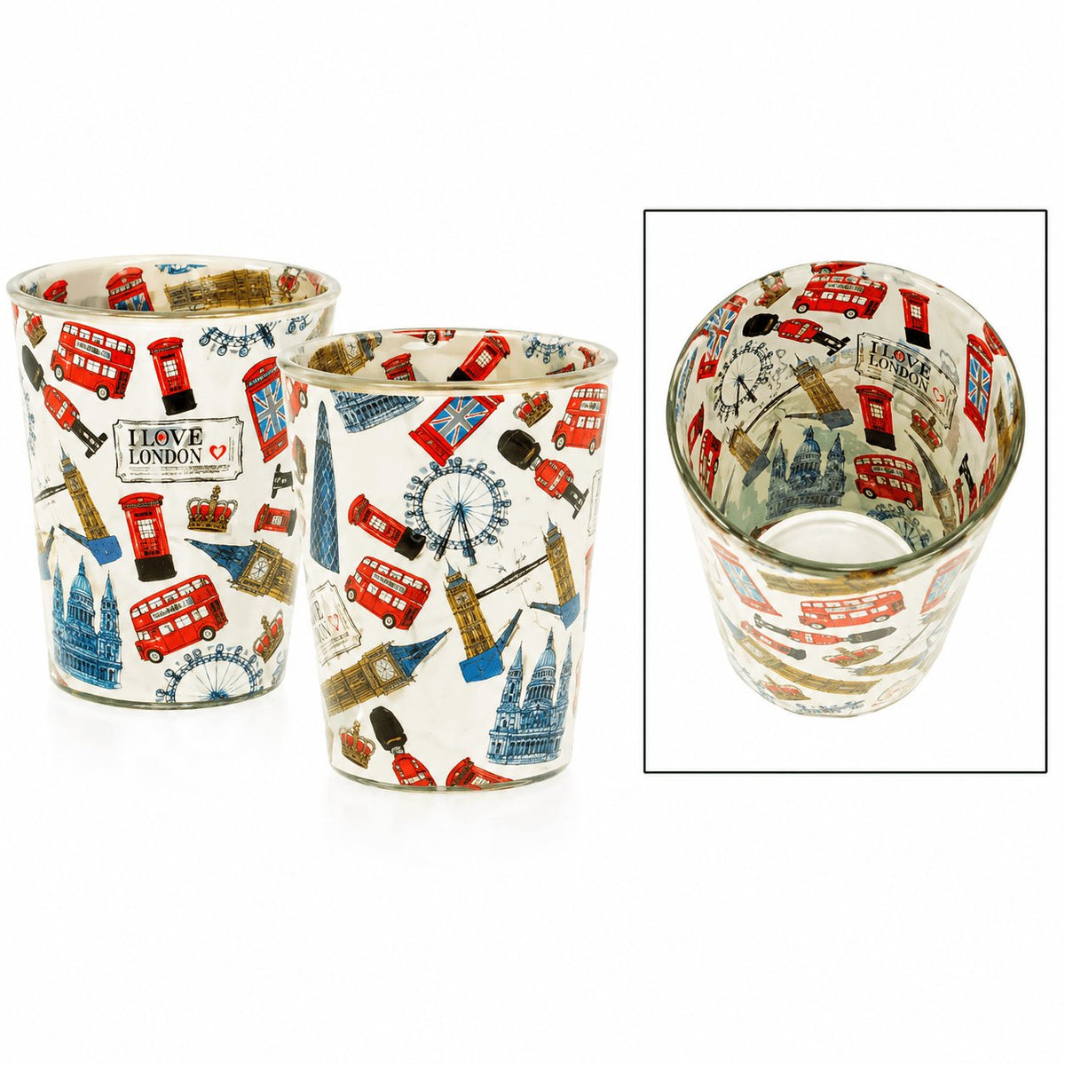 Lovable London Shot Glass Inside/Outside