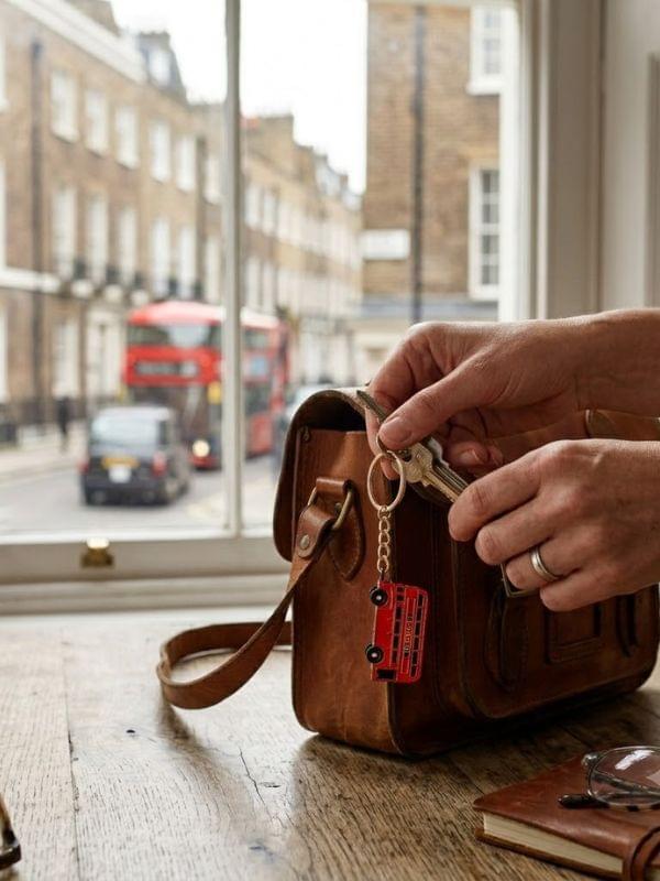 London Bus Metal Die Cast Keyring