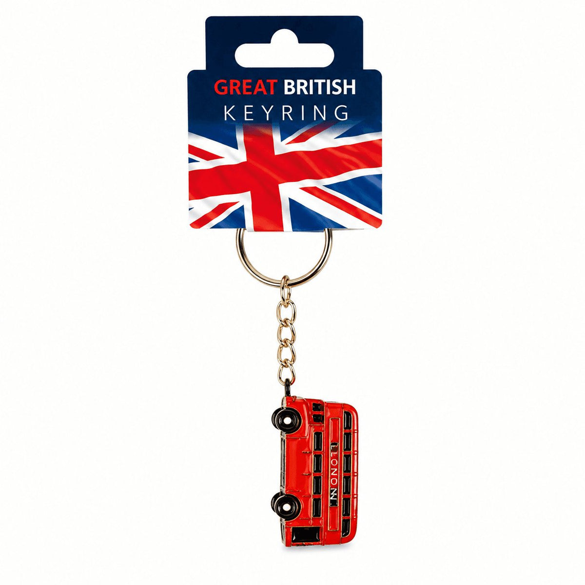 London Bus Metal Die Cast Keyring