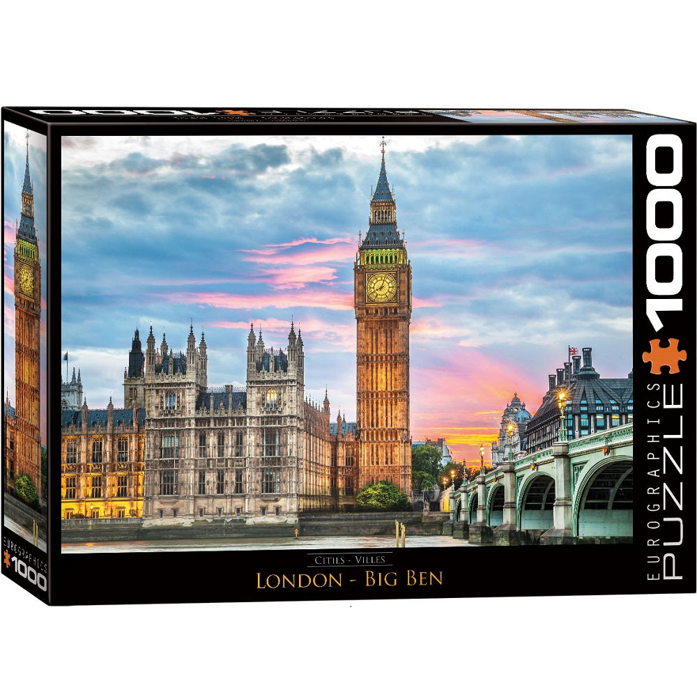 Eurographics London Big Ben 1000-Piece Puzzle