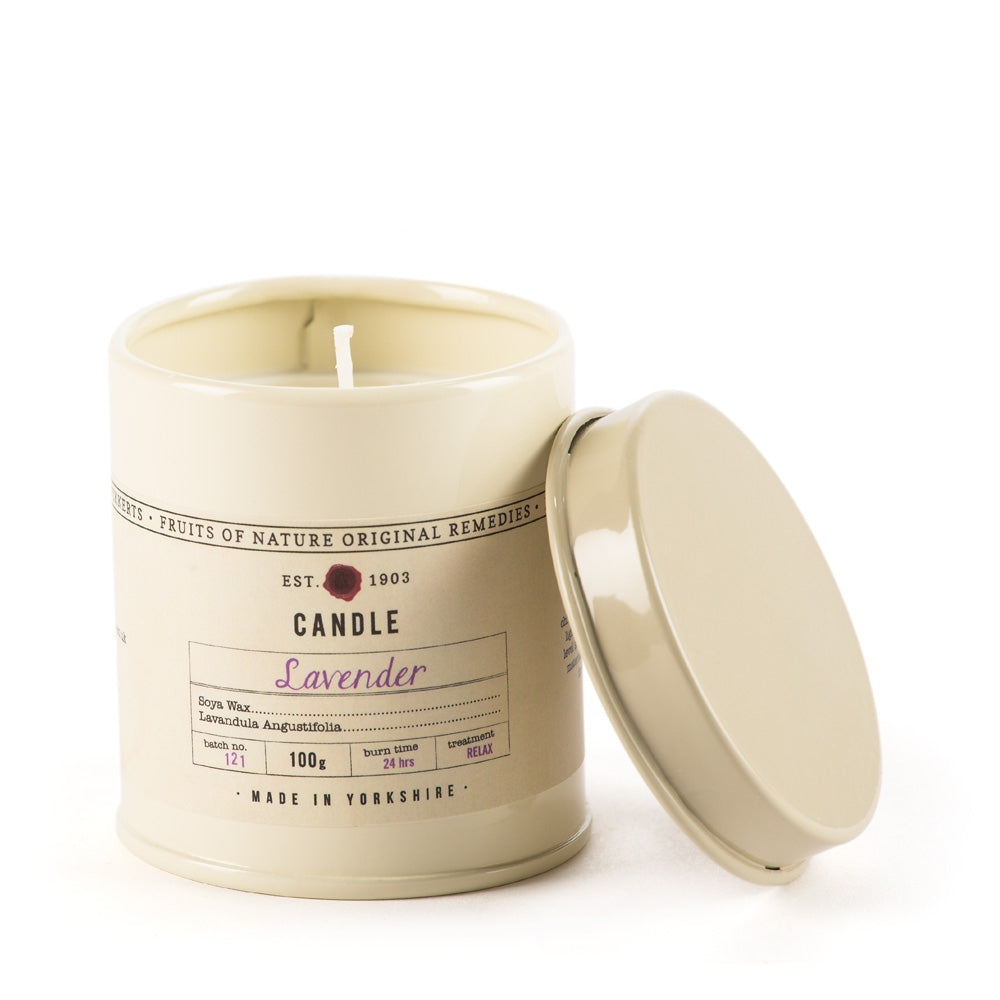 Fruits of Nature Lavender Candle Tin 100g