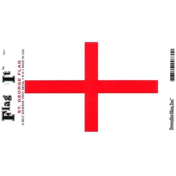 St George Cross Flag Decals 3 ½" x 5" product image