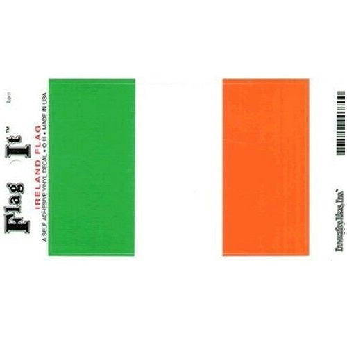 Flag it Decal Ireland Flag - Vinyl Decal Sticker 3.5''x 5'' product image