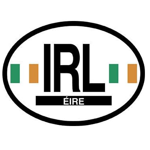 Flag it Decal Oval Reflective Ireland IRL eire Flag product image