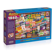 Gibsons 1980s Sweet Memories Jigsaw Puzzle (1000 Pieces) Jigsaw Puzzle product image with Jigsaw