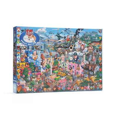 Gibsons I Love Great Britain Jigsaw Puzzle (1000 Piece)