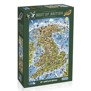 Gibsons Best Of British Jigsaw Puzzle (1000 Pieces) Jigsaw Puzzle product image with British, Jigsaw