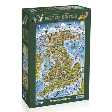 Gibsons Best Of British Jigsaw Puzzle (1000 Pieces)