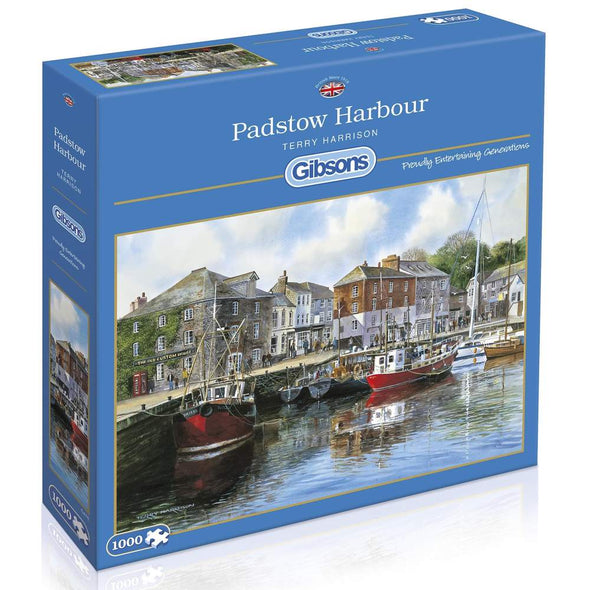 Gibsons Padstow Harbour Jigsaw Puzzle (1000-Piece)