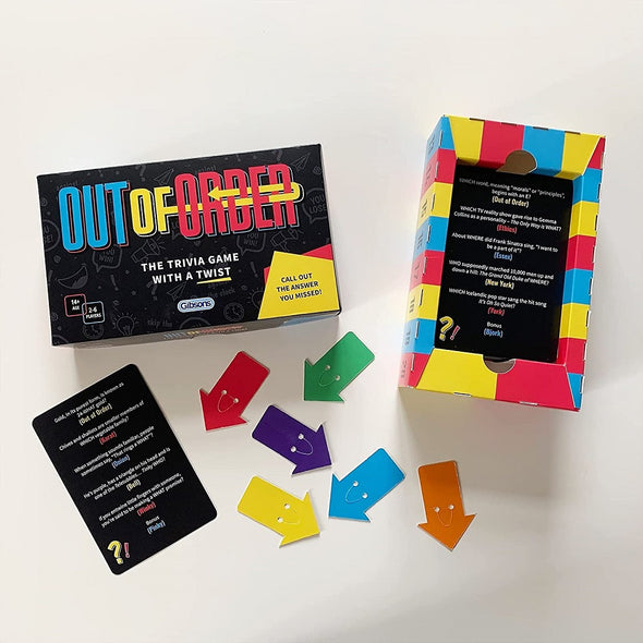 Gibsons Out of Order Trivia Party Game