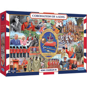 Gibsons Coronation of a King Charles III Jigsaw Puzzle (1000 Piece) Jigsaw Puzzle product image with King Charles, Jigsaw