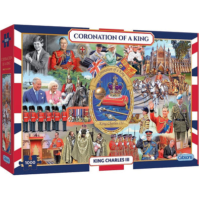 Gibsons Coronation of a King Jigsaw Puzzle (1000 Piece)