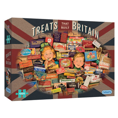 Gibsons Treats that Built Britain 1000 Piece Puzzle