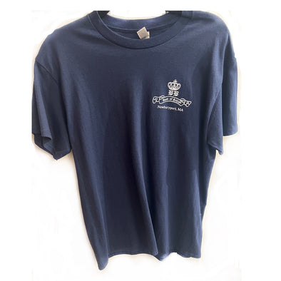Heaven & Hell Cotton Short Sleeve T-Shirt Navy Blue