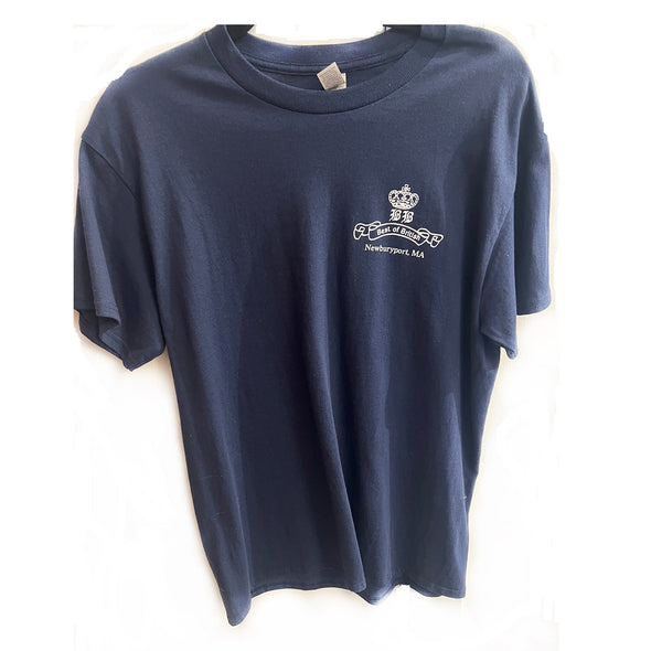 Heaven & Hell Cotton Short Sleeve T-Shirt Navy Blue Size XL