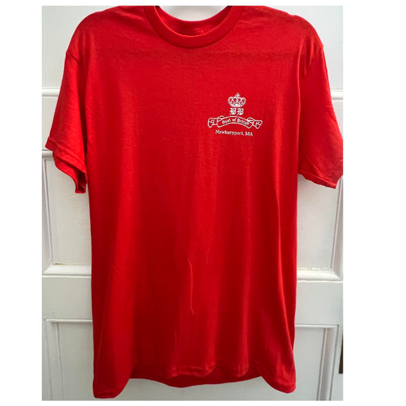 Heaven & Hell Cotton Short Sleeve T-Shirt Red Size XL