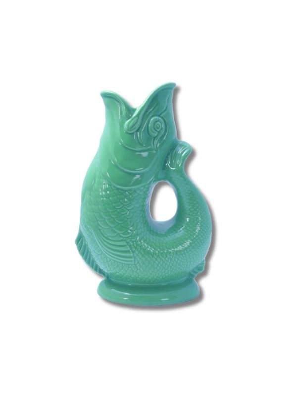 Wade Ceramics Gluggle Jug - Color: Sea Green