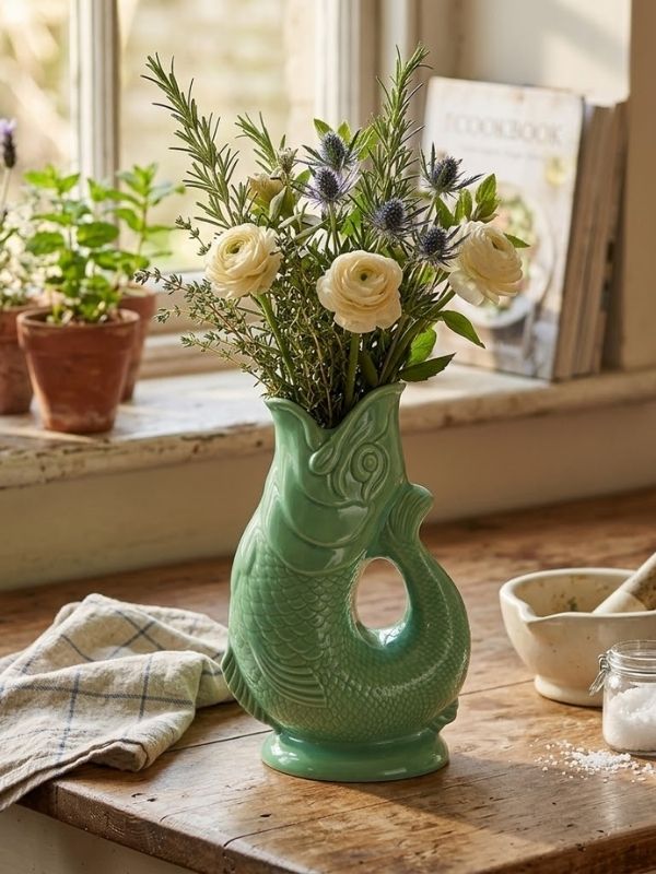 Wade Ceramics Gluggle Jug - Large (Color: Sea Green) product image