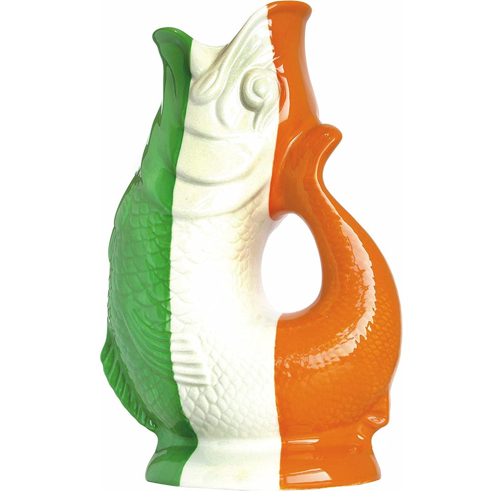 Wade Ceramics Gluggle Jug - Irish Flag product image with Irish