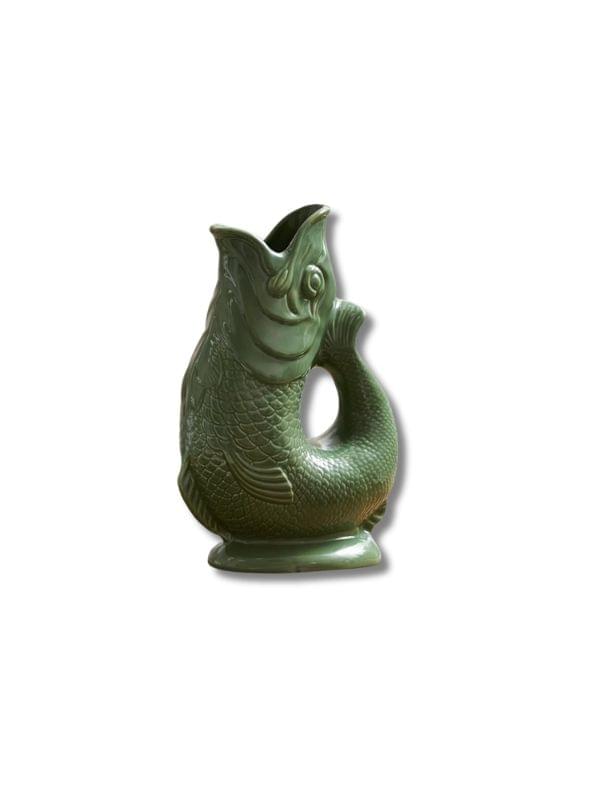 Wade Ceramics Gluggle Jug - Color: Green