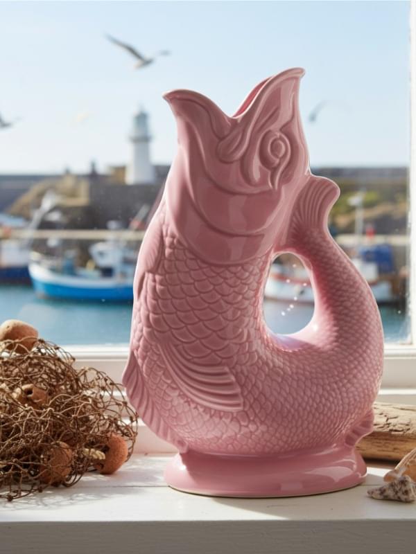 Wade Ceramics Gluggle Jug - Large (Color: Pink) product image