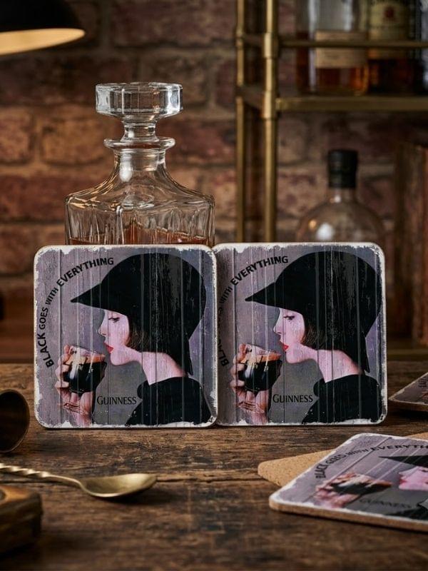Guinness Nostalgic Coaster - Girl Coaster product image