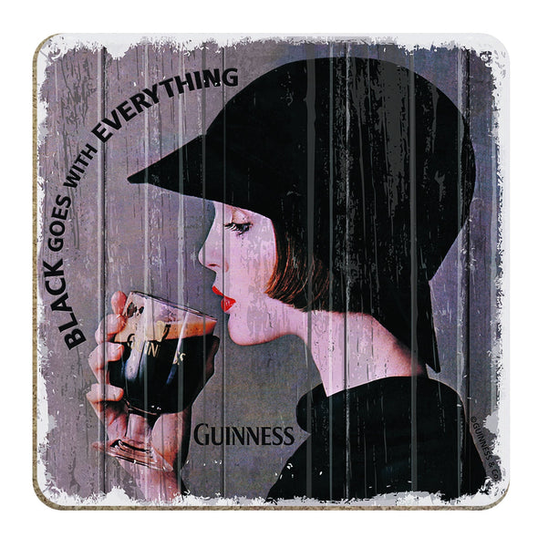 Guinness Nostalgic Coaster - Girl