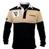 Guinness Traditional Rugby Jersey with Cream Panel and Harp Logo Patch Size L