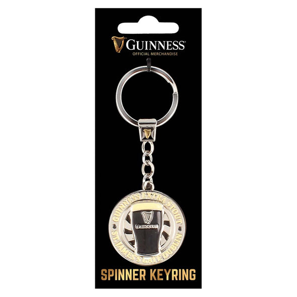 Guinness Spinning Pint Key Ring