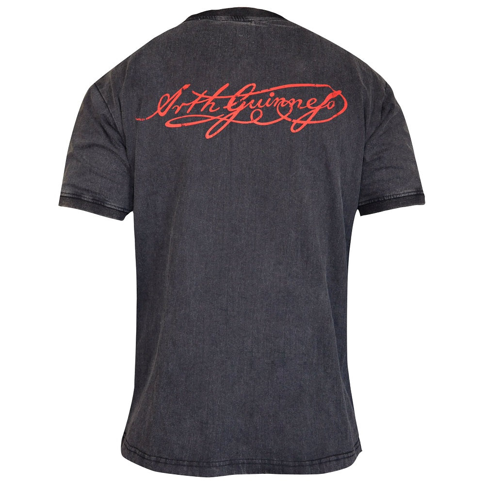 The Guinness Distressed Gaelic Label T-Shirt