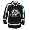 Guinness Toucan Hockey Jersey Black and Green Size-M