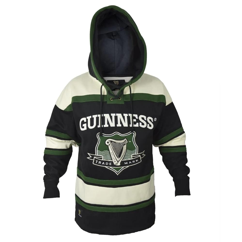 Guinness Green Hockey Style Hooded Sweathirt product image