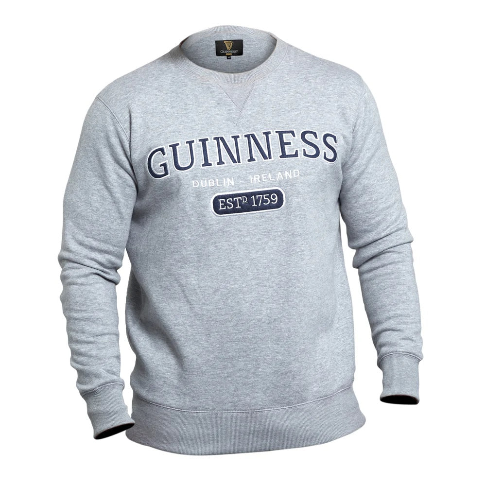 Guinness Grey Crew Neck Sweatshirt