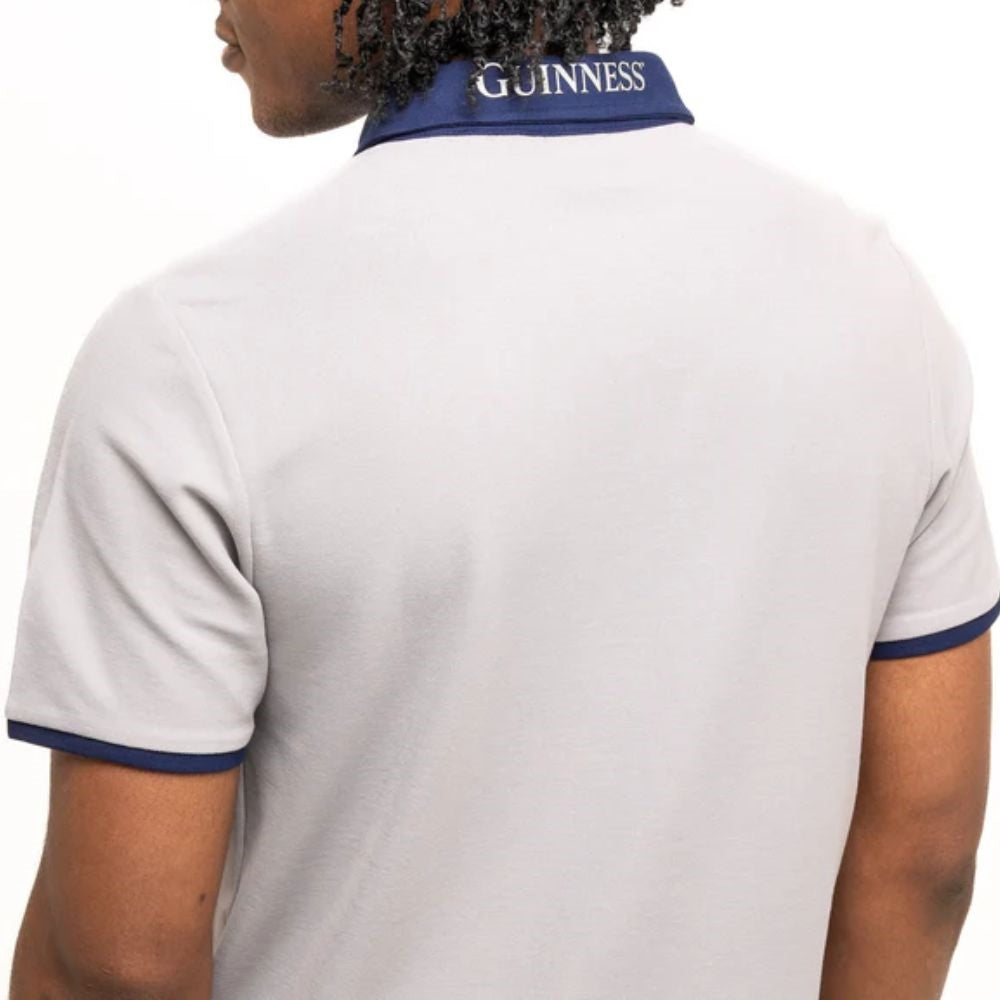  Guinness Performance Polo T-Shirt Grey Best of British NBPT  Polo Shirts Guinness.