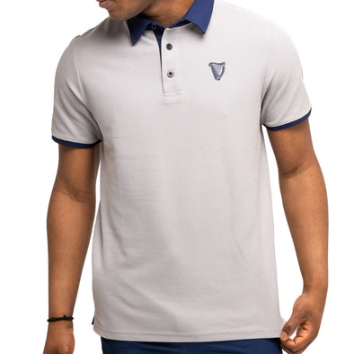 Guinness Performance Polo T-Shirt Grey