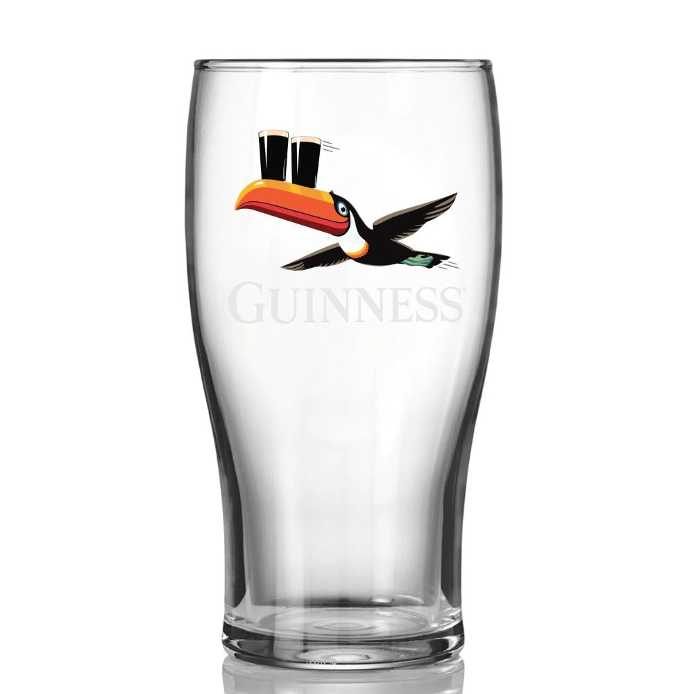 Guinness Gilroy Flying Toucan Pint Glass