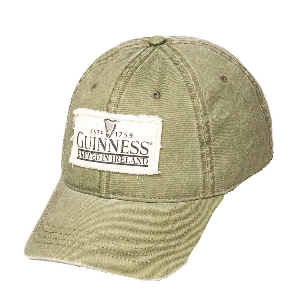 Guinness Olive Green Patch Cap