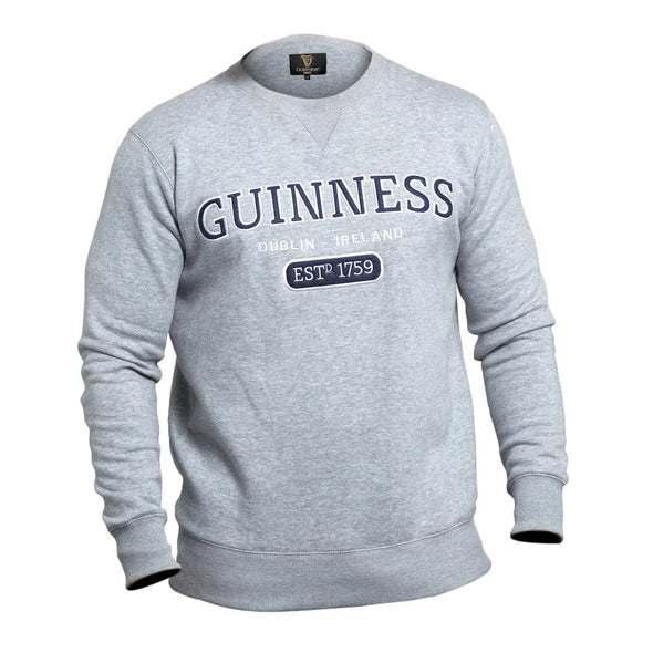 Guinness Grey Crew Neck Sweatshirt Size XXL