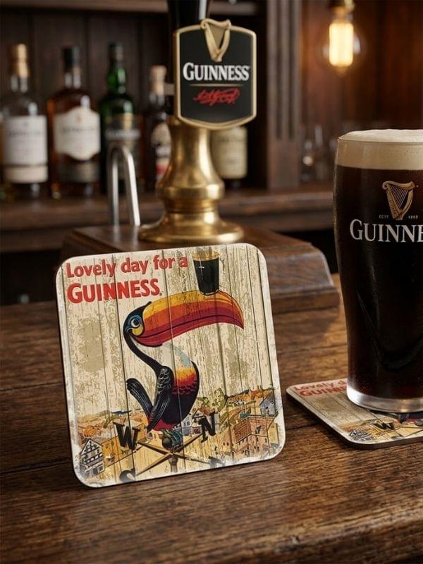 Guinness Nostalgic Coaster - Toucan Weathervane Coaster product image