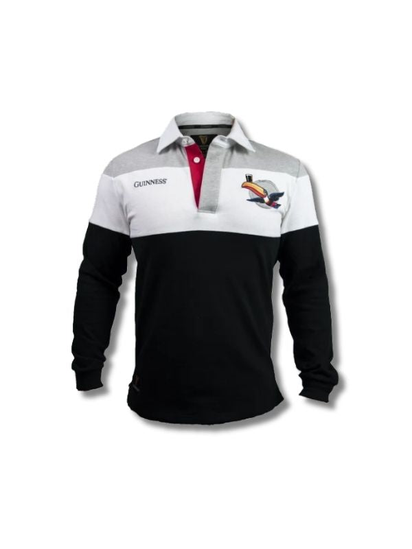 Guinness Black and White/Grey Toucan Rugby Jersey Medium product image