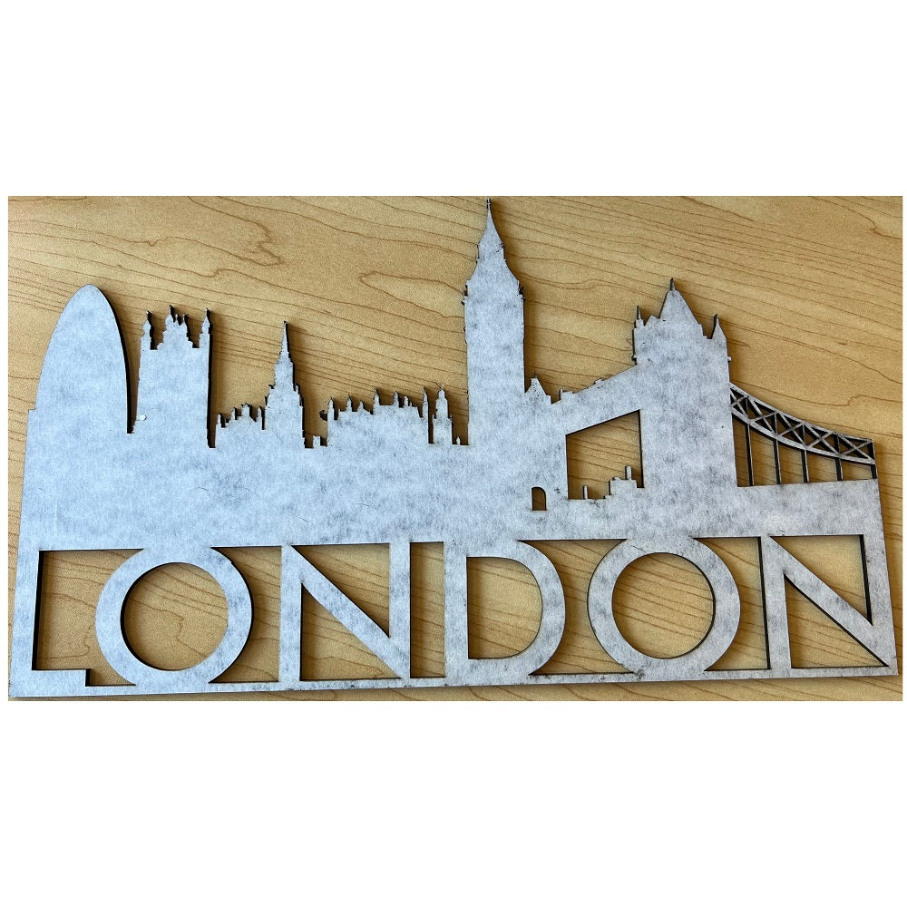 Gone with the Grain City Skyline Silhouettes