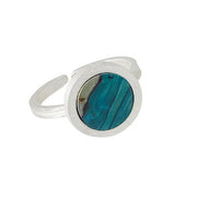 Heathergems Round Silver Satin Ring Tin product image