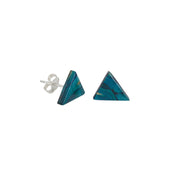 Heathergems Triangle Sterling Silver Stud Earrings product image