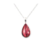 Heathergems Tear Drop Sterling Silver Pendant Tea product image