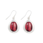 Heathergems Tear Drop Silver Plated Drop Earrings. Earrings product image