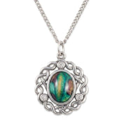 Heathergems Celtic Oval Pewter Pendant. product image
