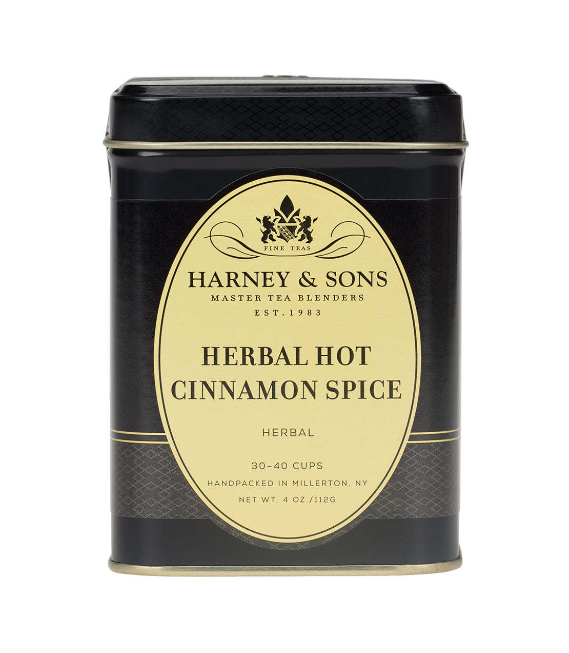 Harney & Sons Herbal Hot Cinnamon Spice Tea 4 Oz Tin